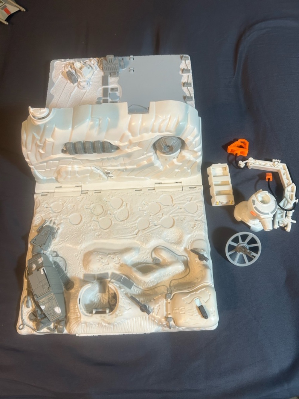 Star Wars White Hoth Playset Action Figure Accessory Set ice station & crafts